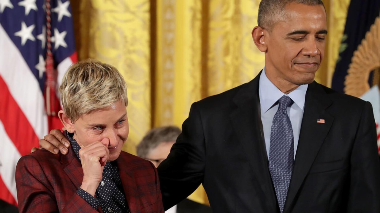 Why Obama made Ellen DeGeneres cry. BrightVibes(011)