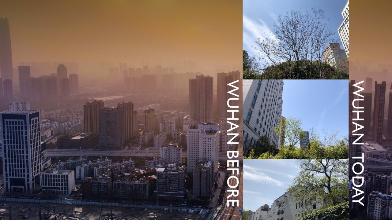 A silver lining amid the pandemic fresh air and blue skies break out