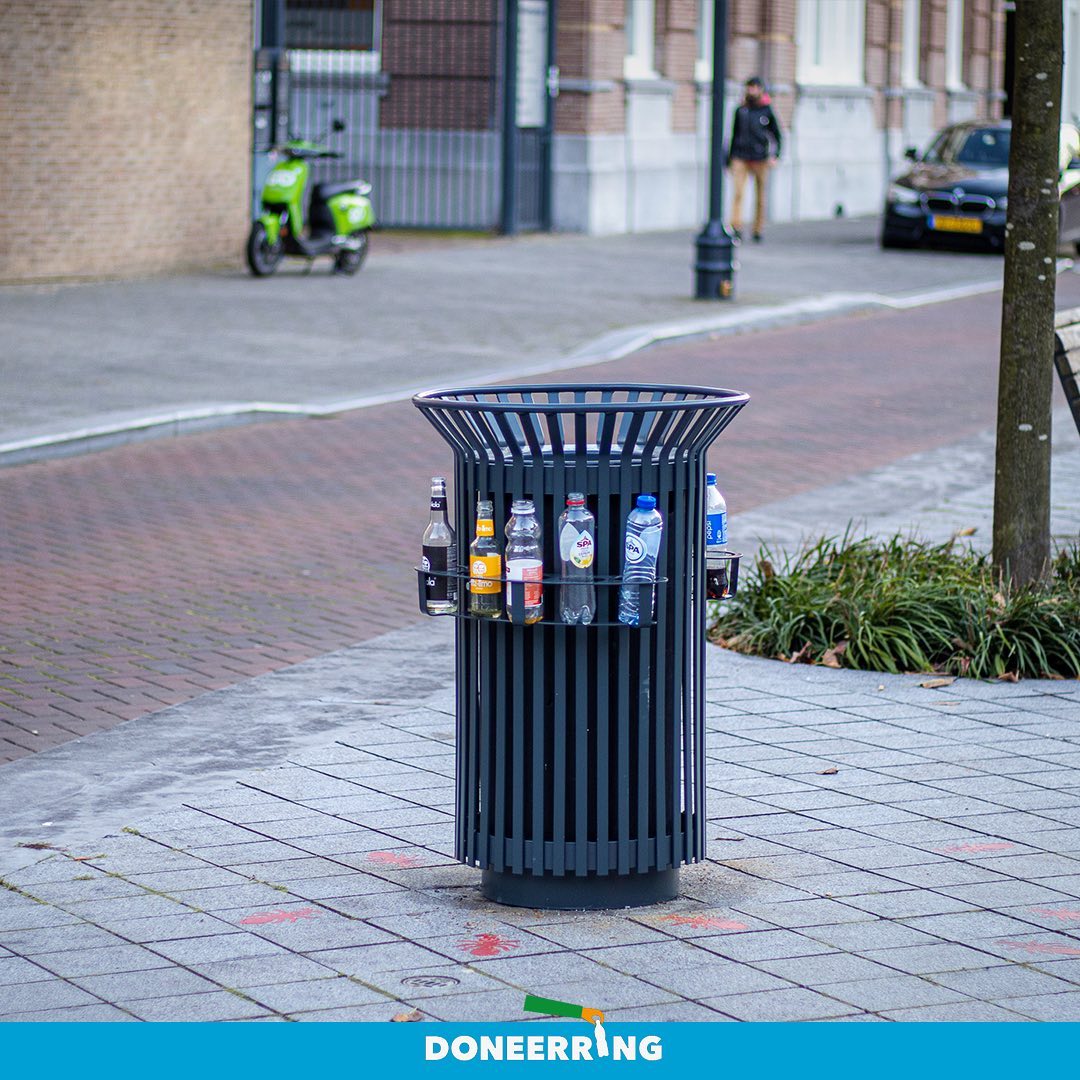 CashMyTrash... These simple Deposit Return Holders Help The Dutch
