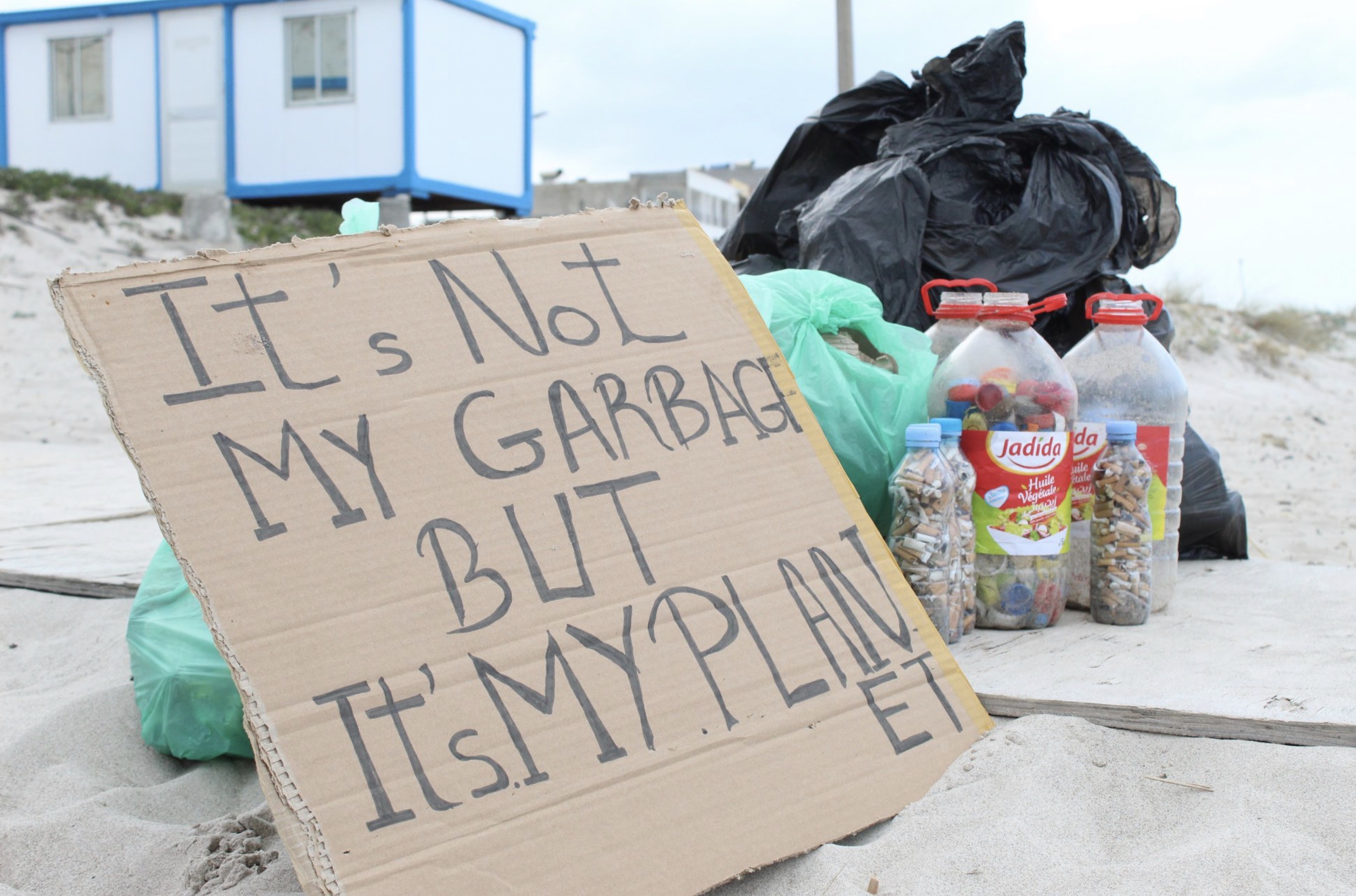 "It's not my garbage, but it's my — check out the latest 