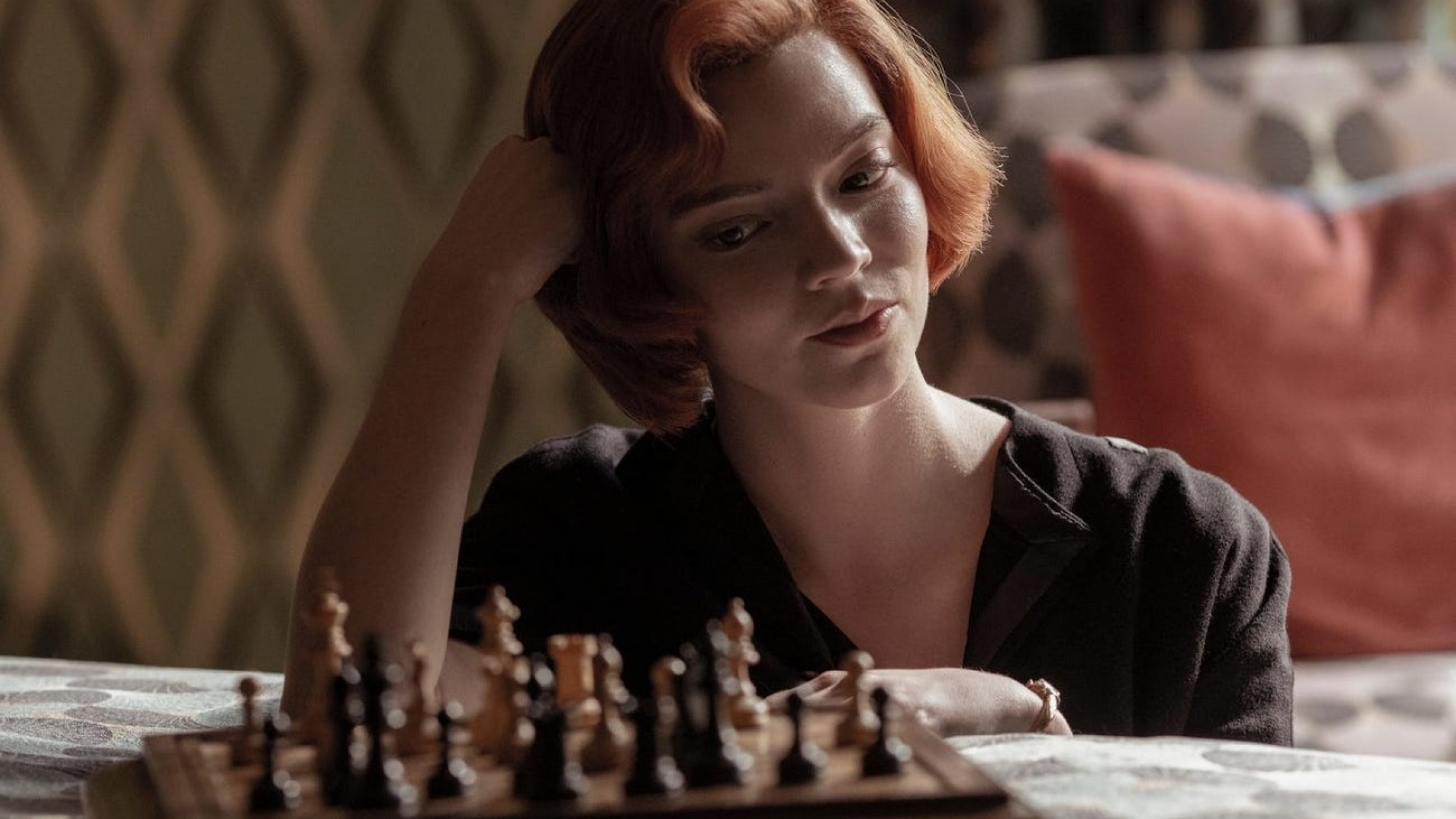 A Thousand Moves Ahead The Queen's Gambit Bright Wall/Dark Room