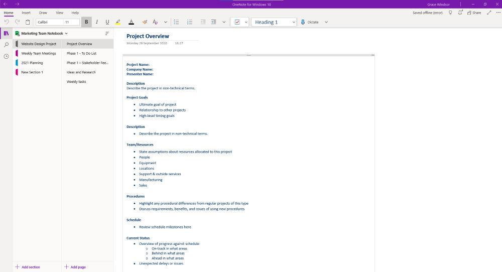 OneNote 101 Getting Started with the Basics