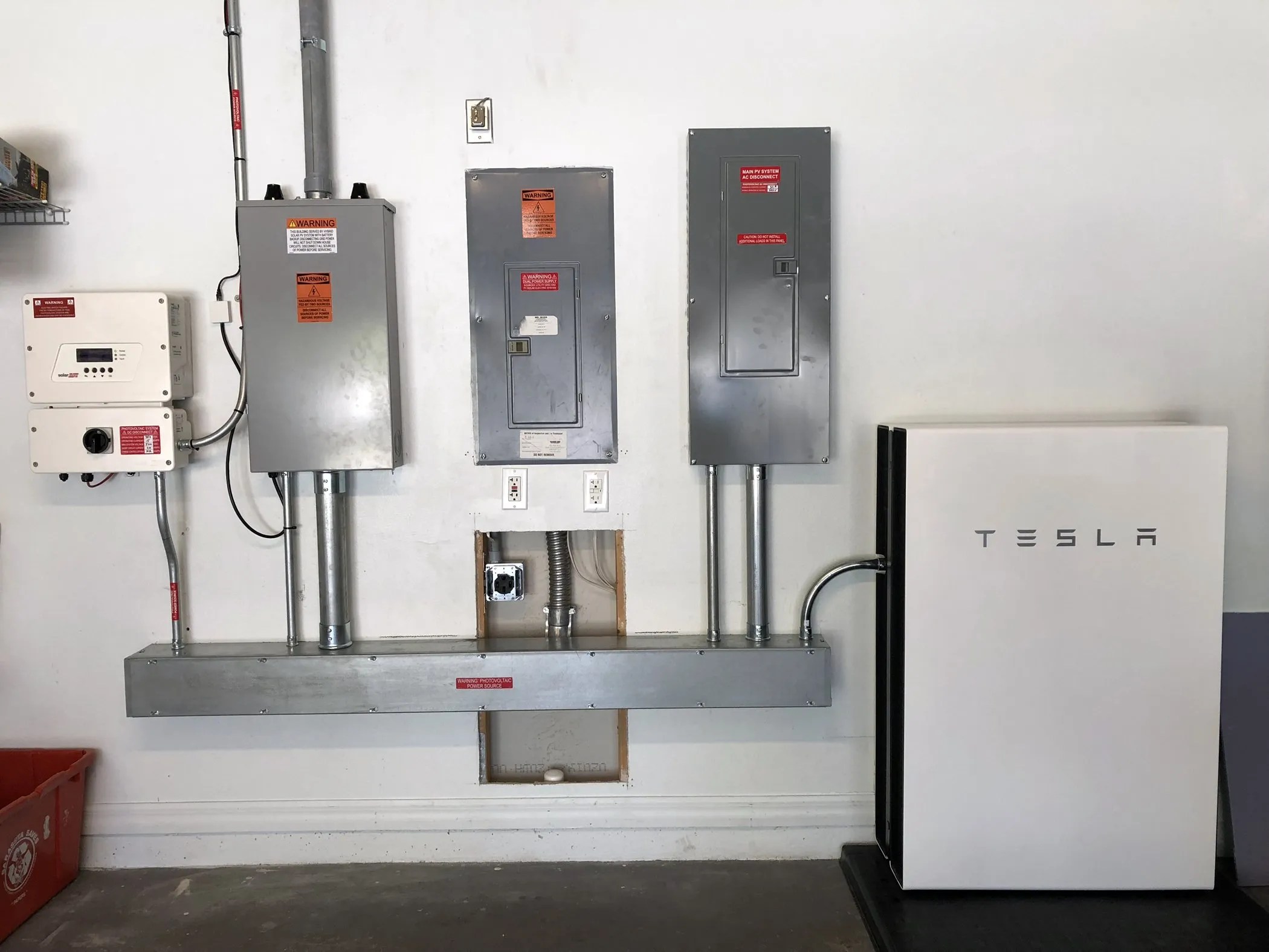 Powerwall Battery Energy Storage Residential Installation Brilliant