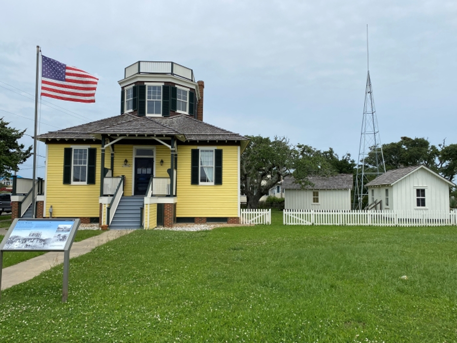 Hatteras Weather Station Gets Historic Warning Tower Brindley Beach