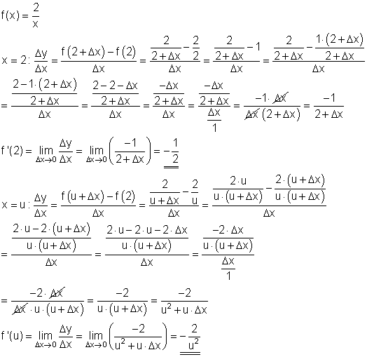 Lösungen Aufgaben Differentialrechnung II Steigung • MatheBrinkmann