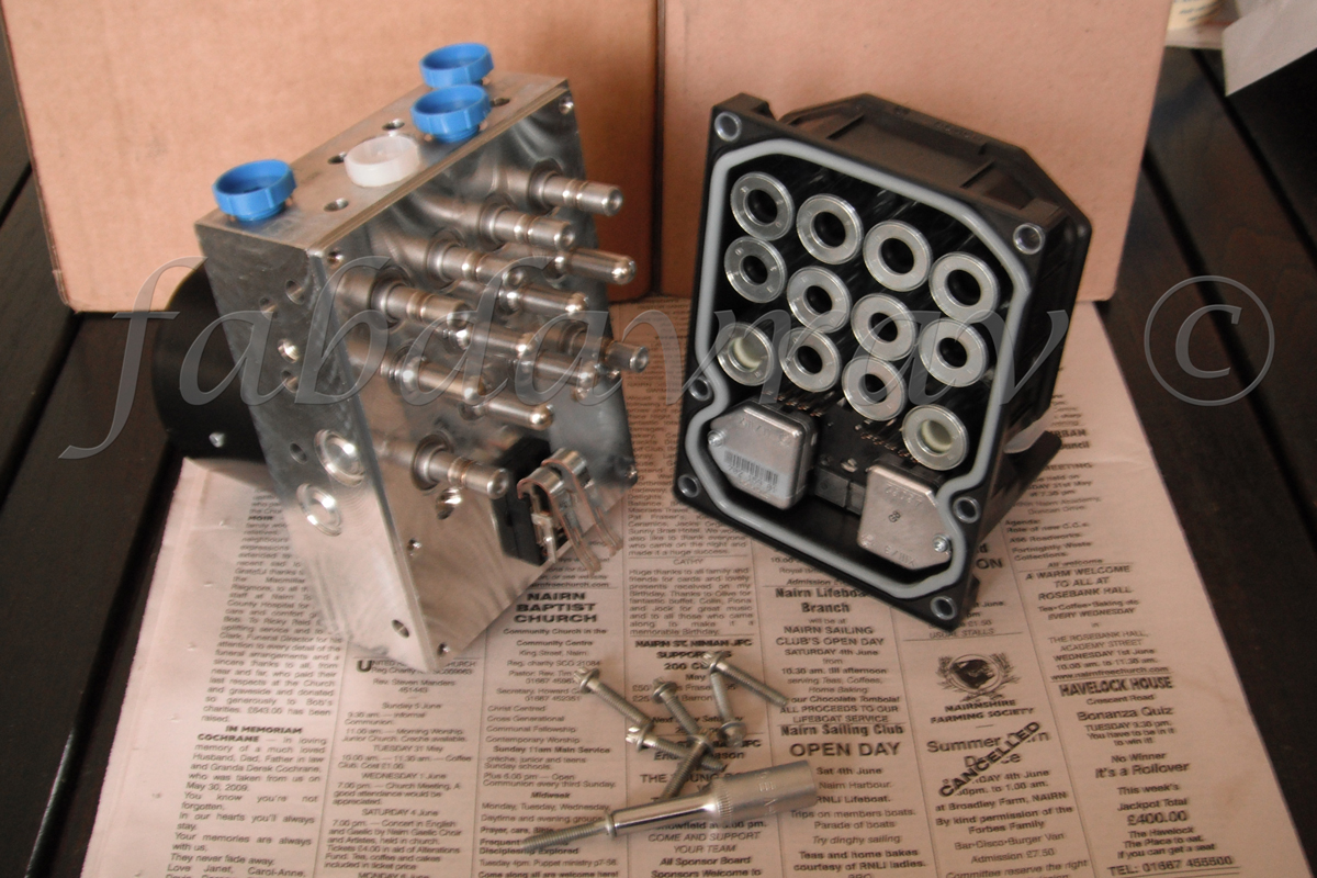 ABS control unit removal Skoda Fabia Mk I (19992007) BRISKODA