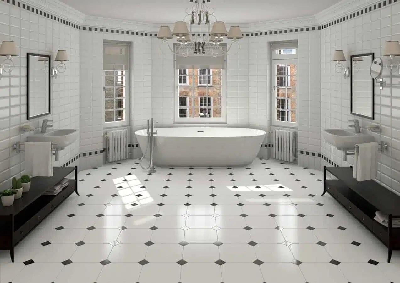 How do you make bathroom tiles shine? Bristol Tile