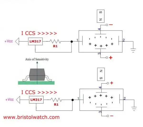 Hall Sensor Circuits, Theory, Operation Part 2