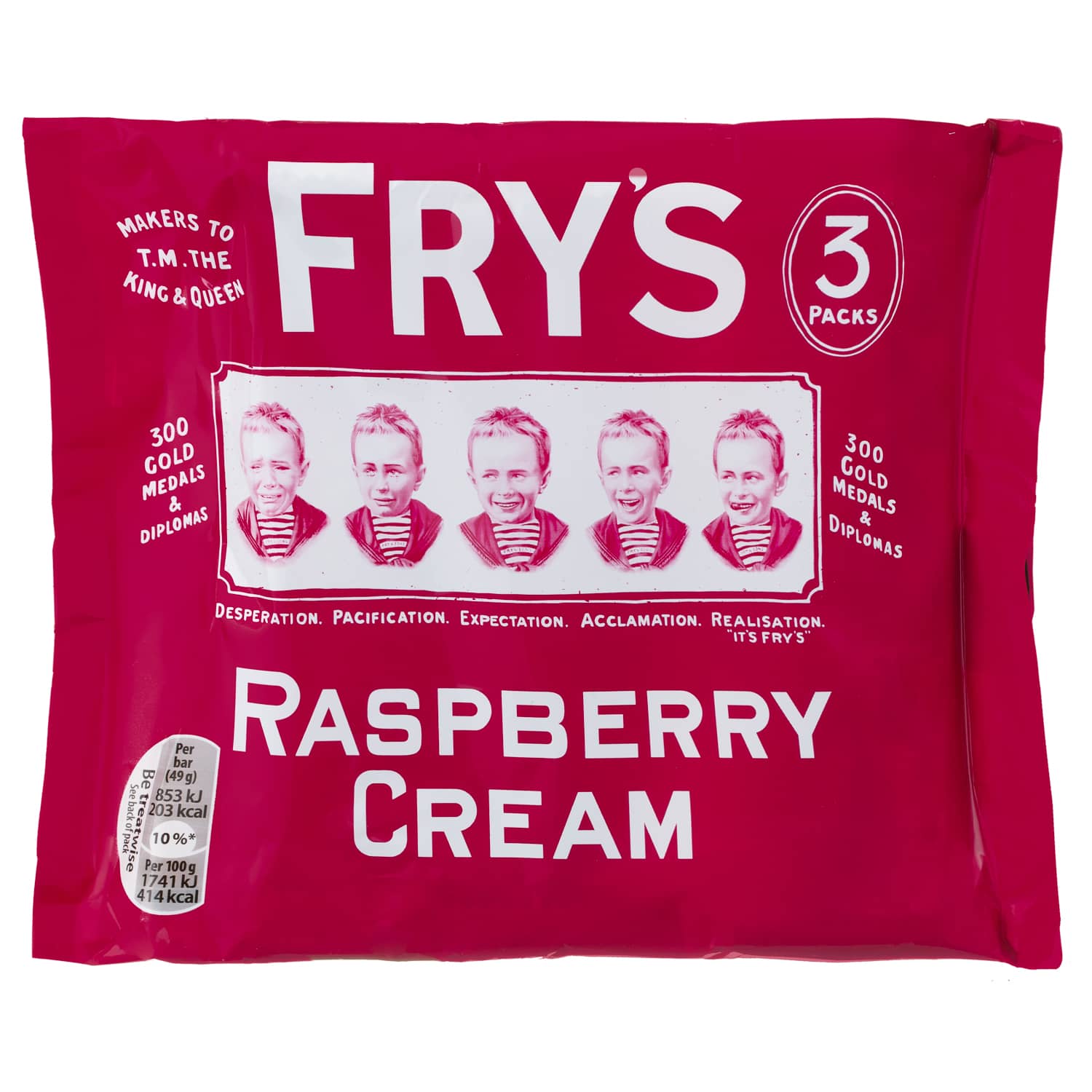 Fry’s Raspberry Cream 3pk Britannia.lk