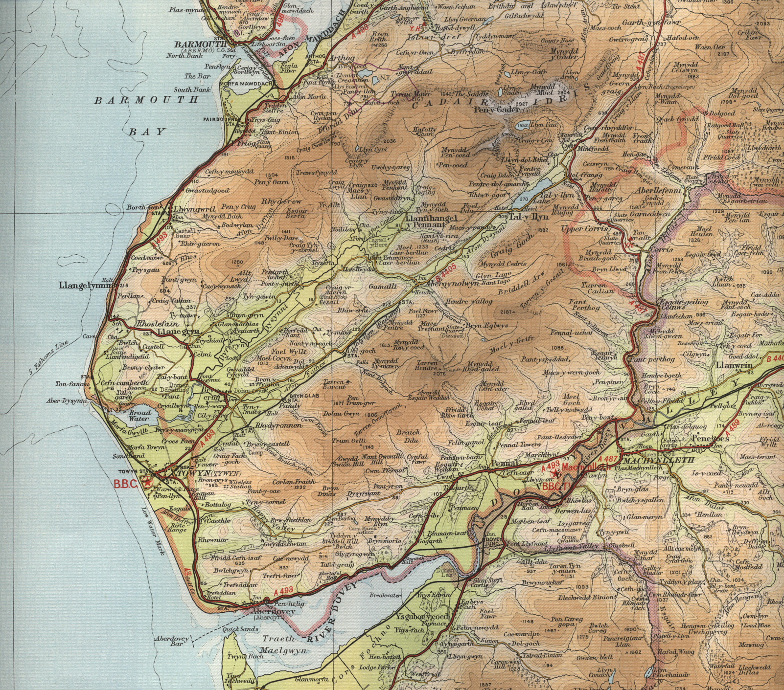 Machynlleth Map
