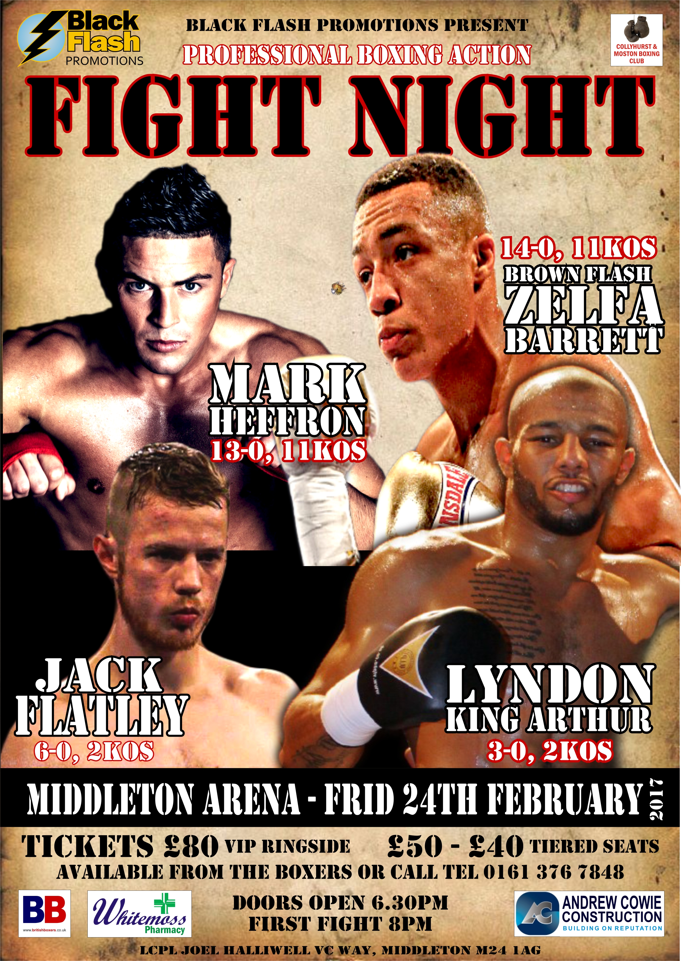 BBTV LIVE FREE BOXING: Barrett, Heffron, Arthur and ...