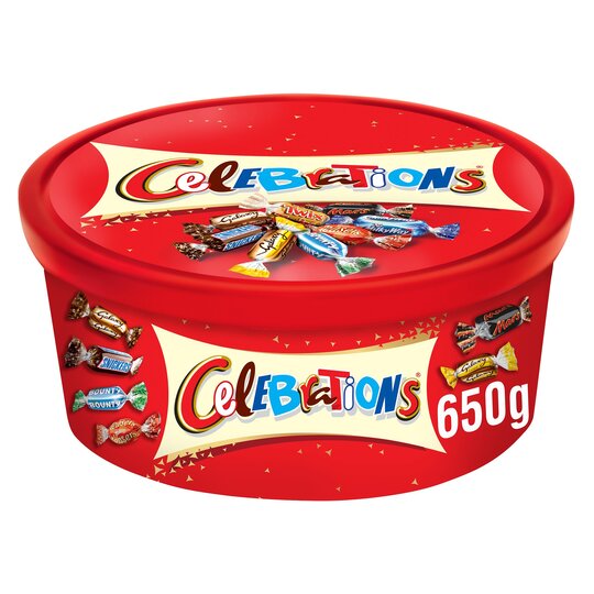 Celebrations Tub 650G (Pack of 2) British Chocolate Factory