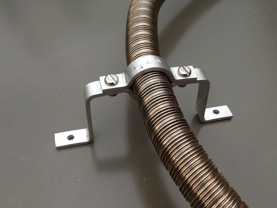 Bridge Pipe Clamp 25mm Diameter Stand Off Pipe Clamp