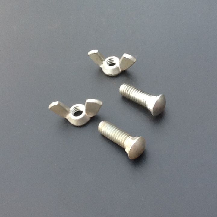 BSW 5/16" Round Head Screws Wing Nuts 5/16" Wing Nut