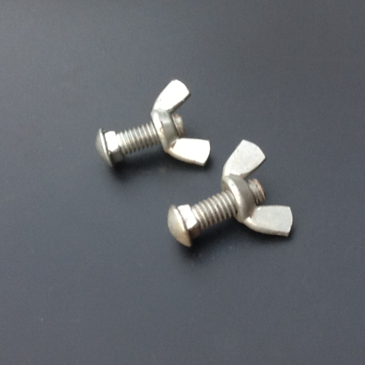 BSW 5/16" Round Head Screws Wing Nuts 5/16" Wing Nut