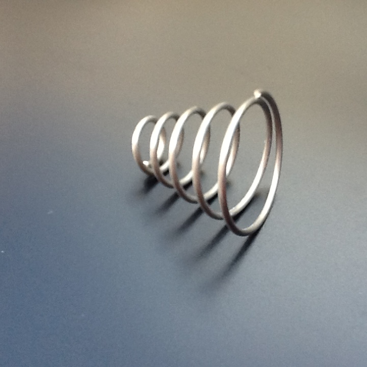 Conical compression springs conical springs conical
