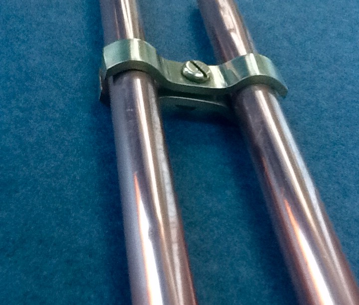 Brass Pipe Tidy Support Clamps 15mm Adjustable