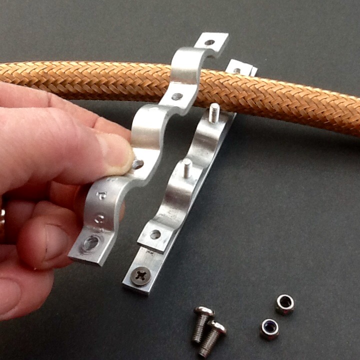 Electrical conduit support brackets industrial 20mm ports