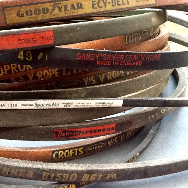 Vintage Drive Belts V Belts Fan Belts V Rope Belts Timing Belts