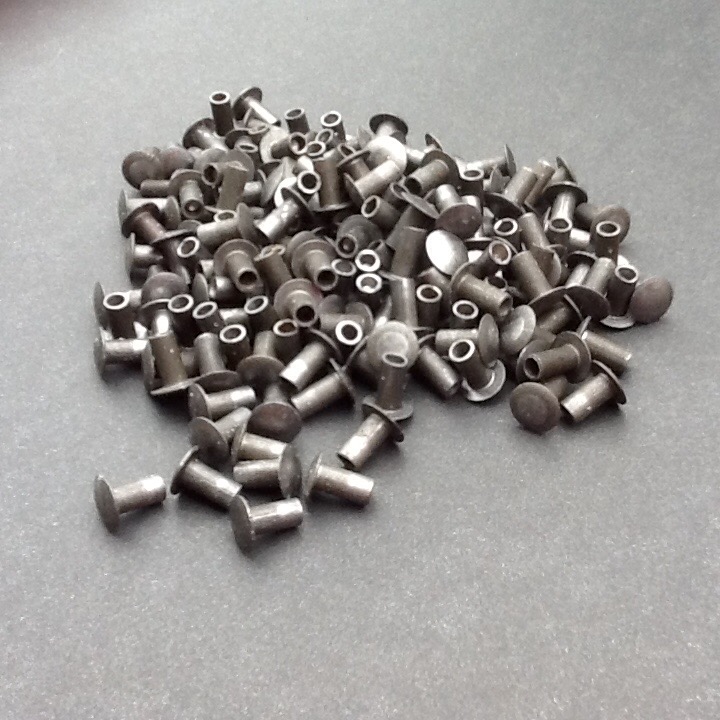Semi Tubular Rivets 3/16" Diameter 3/8" Long Tubular Rivets