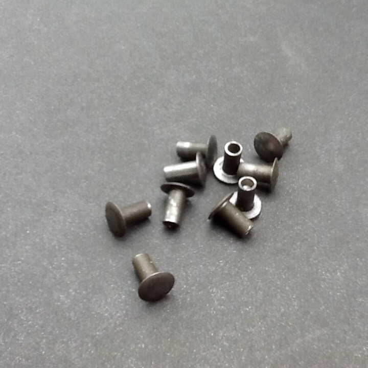 Semi Tubular Rivets 3/16" Diameter 3/8" Long Tubular Rivets