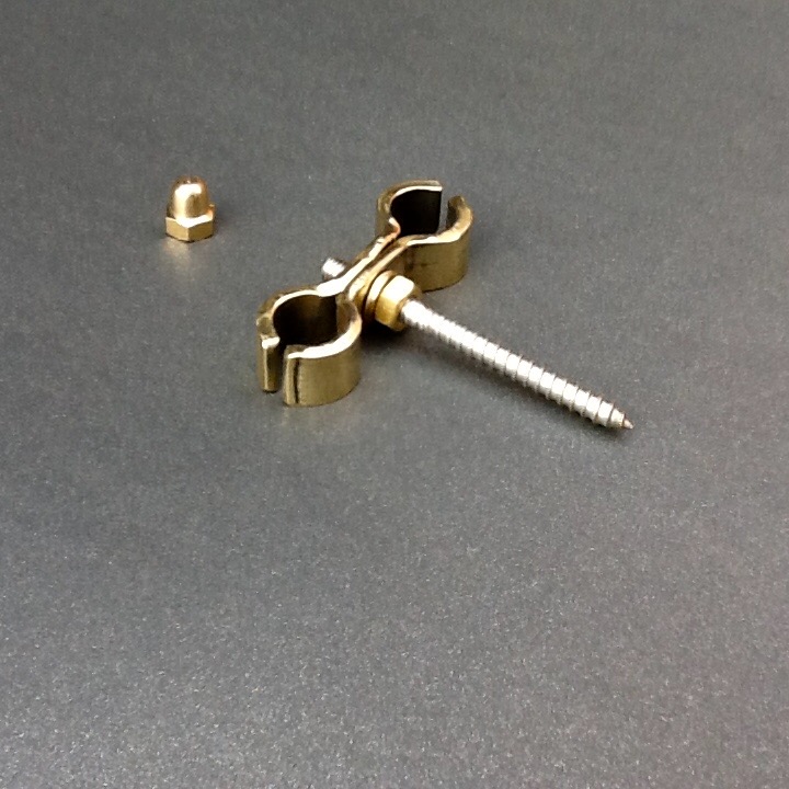 Brass Copper Pipe Brackets 15mm, 22mm, 28mm, 35mm, 42mm, 54mm.