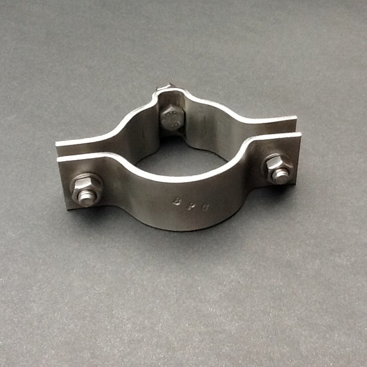 Universal Pipe Clamp 54mm Diameter Stainless Steel 316L