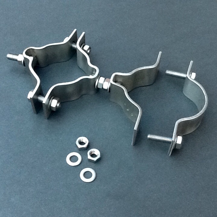 Universal Pipe Clamps Stainless Steel British Made