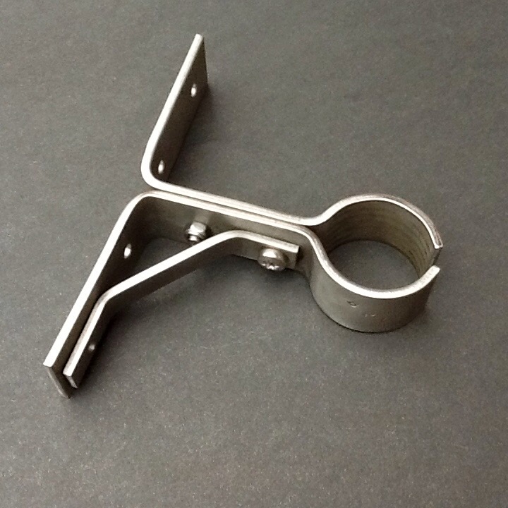 Curtain Pole Brackets Heavy Duty 28mm Diameter 25mm Banding