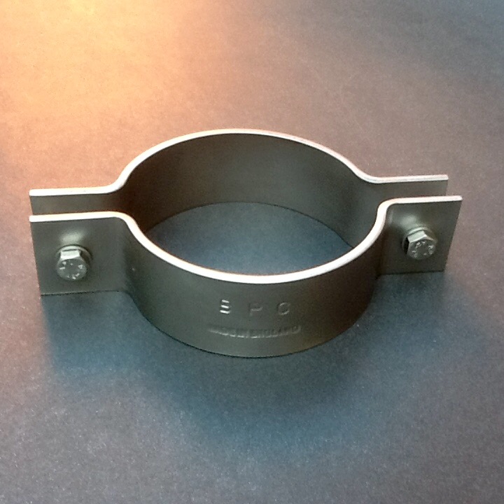 75mm Diameter Pipe Clamp 316 Stainless Steel 30mm Banding C4824Q