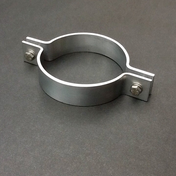 Pipe Clamp Aluminium 71mm Diameter 25mm Wide Banding BPC109AC