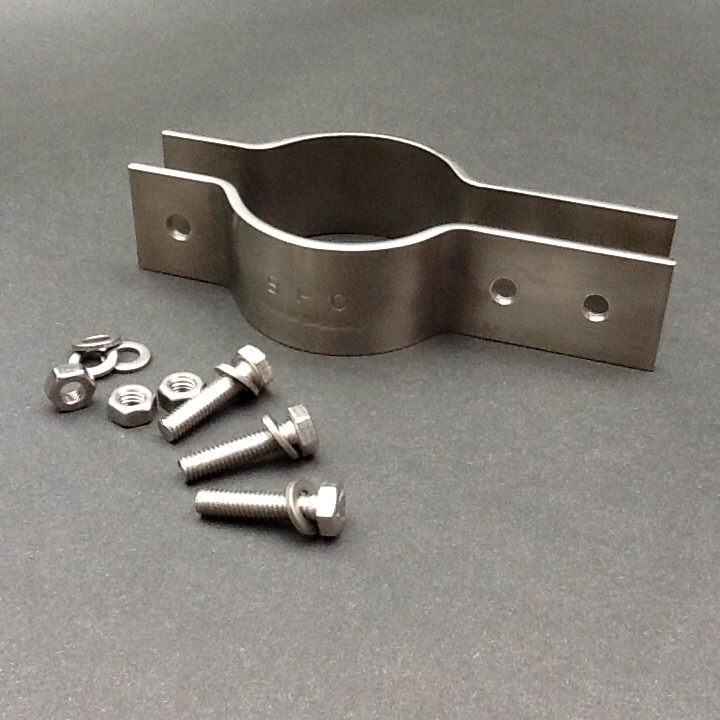 Pipe Support Bracket 65mm Diameter Stainless Steel Pipe Brackets