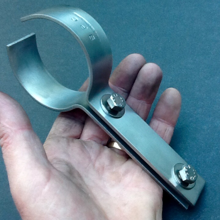 Tube Pipe Support Brackets 316L Stainless Steel Clamping Brackets