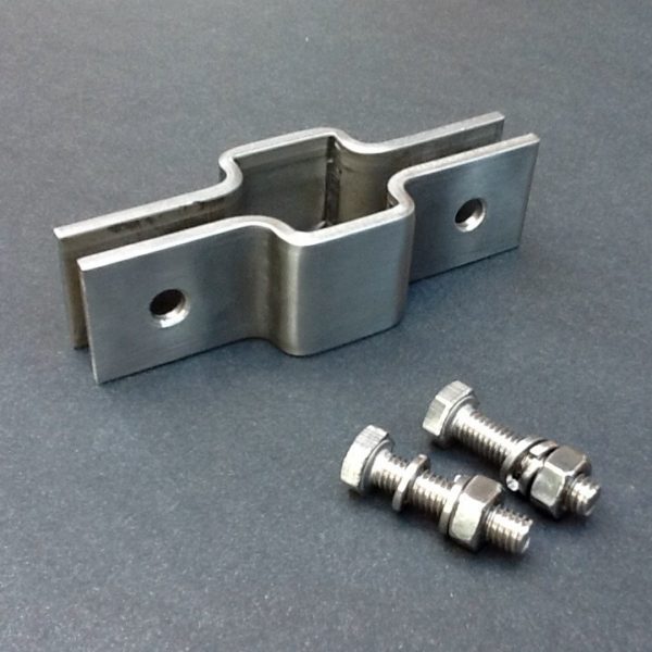 25mm Square Tube Section Bracket Stainless Steel BPC227C