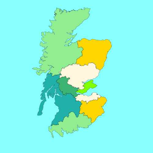 A Map of Historical Scottish Counties Family Tree Magazine