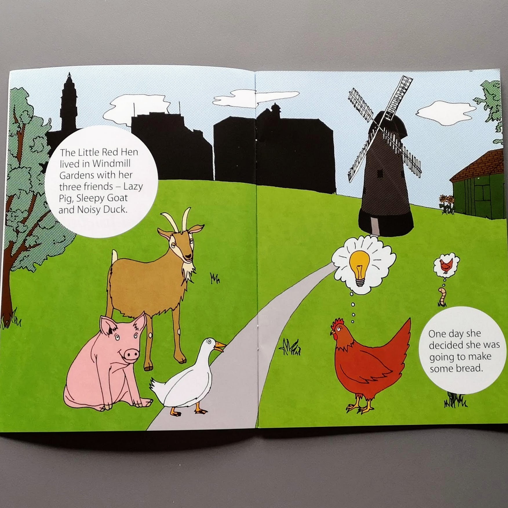 Little Red Hen story book Brixton Windmill