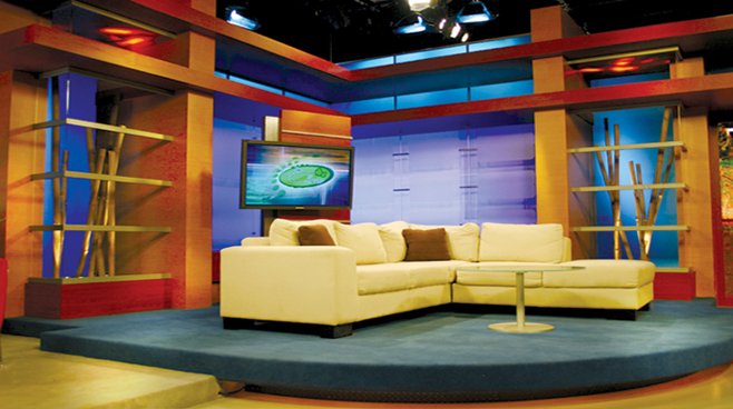 Multimedios Set Design Talk Shows Broadcast Design International, Inc.