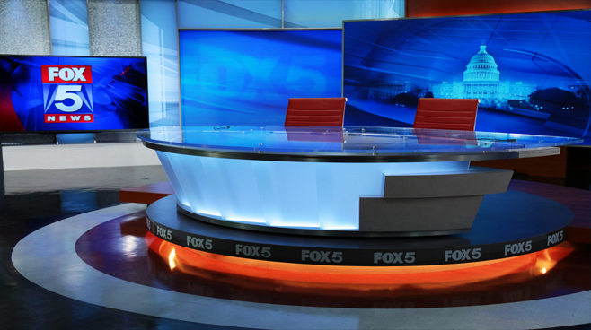 WTTG News Studio Set Design News Sets Broadcast Design