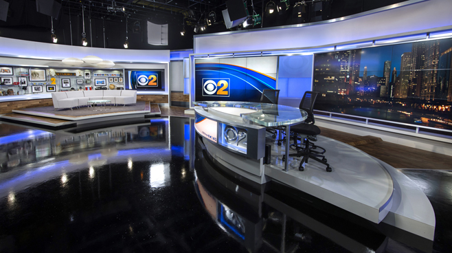 WBBM Set Design News Sets Broadcast Design International, Inc.