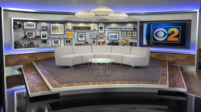 WBBM Set Design Talk Shows Broadcast Design International, Inc.