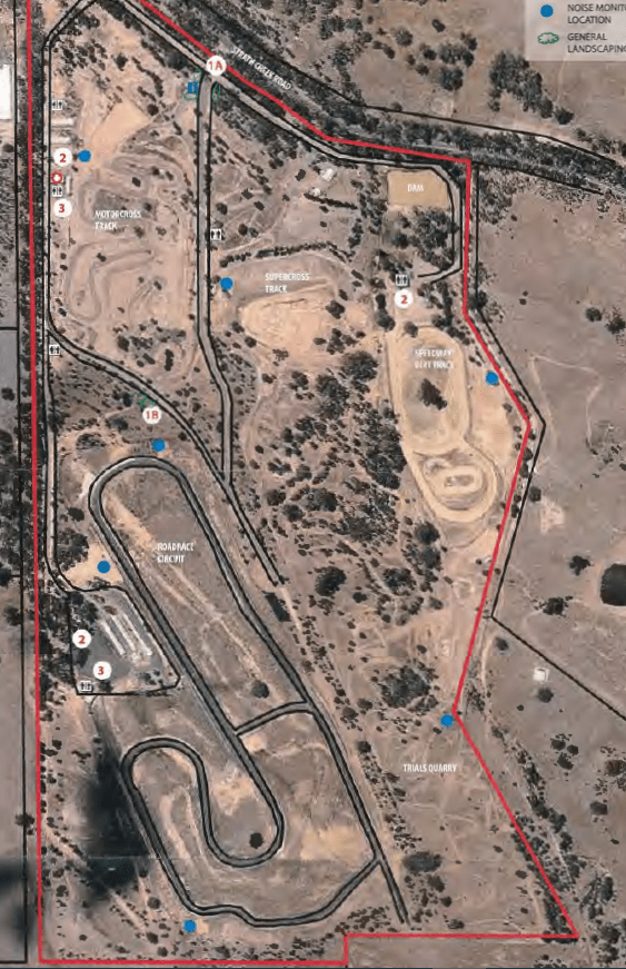 Sound Testing Map State Motorcycle Sports Complex Broadford State