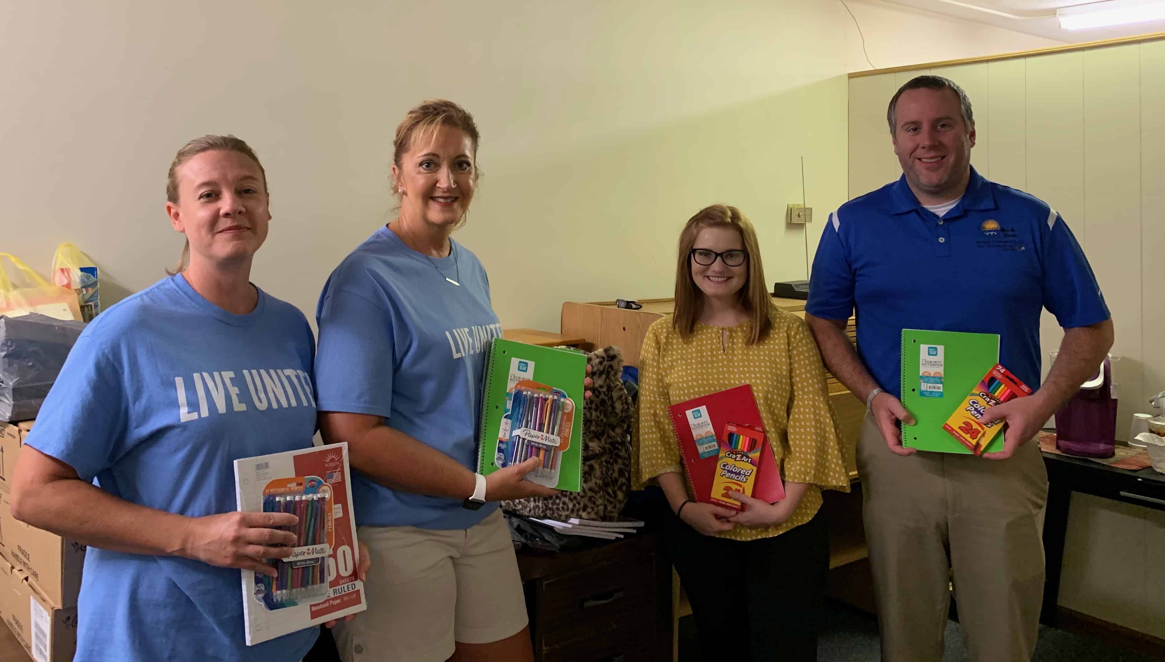 Broad River employees participate in school supply drive Broad River
