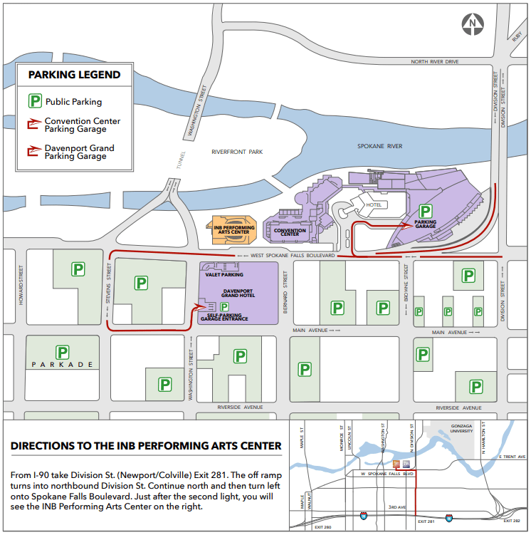 Directions & Parking Broadway in Spokane