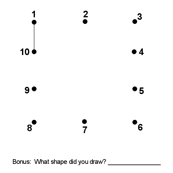 Connectthedots Exercise Free Printable Worksheets on Math and