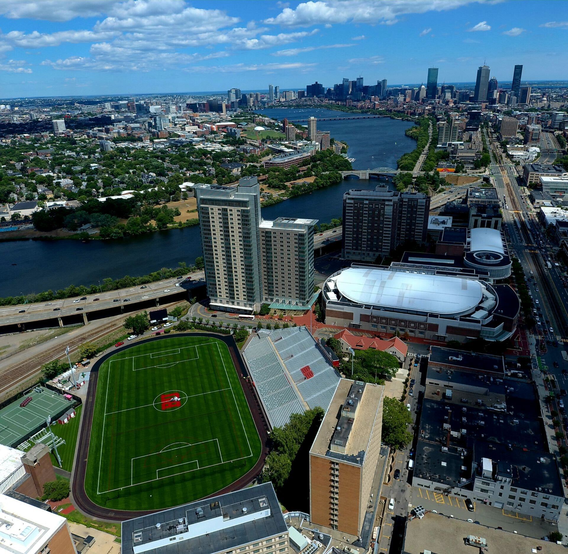 Boston University Nickerson Field Brock USA Shock pads for