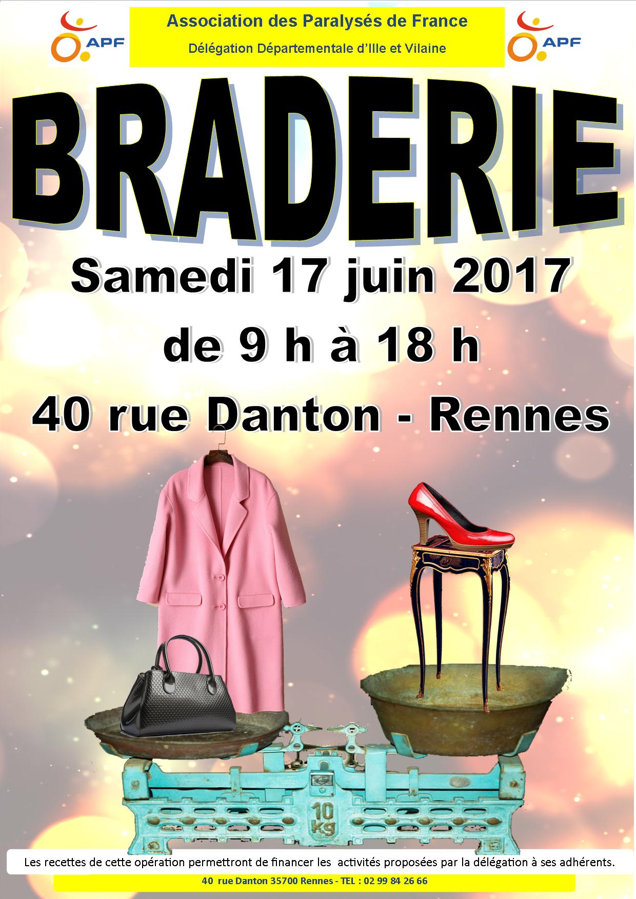 BRADERIE APF à Rennes Braderie 35