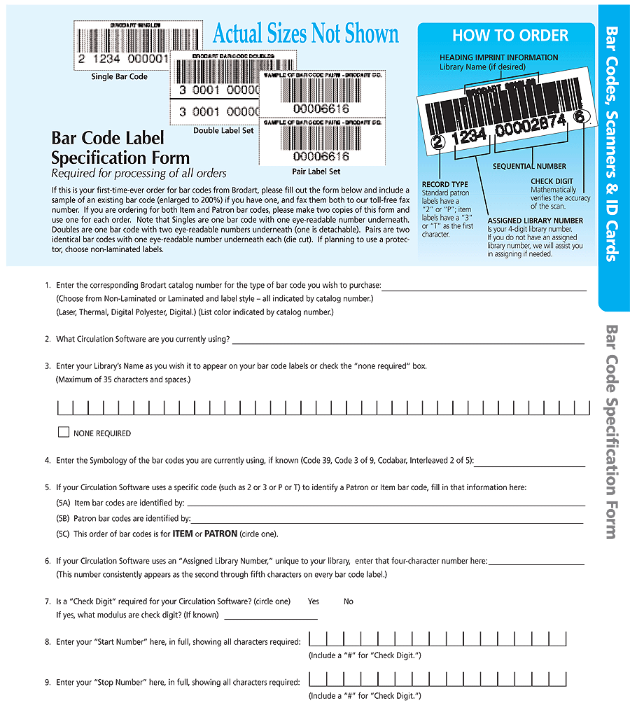 Digitally Printed Matte Laminate Single Bar Code Labels