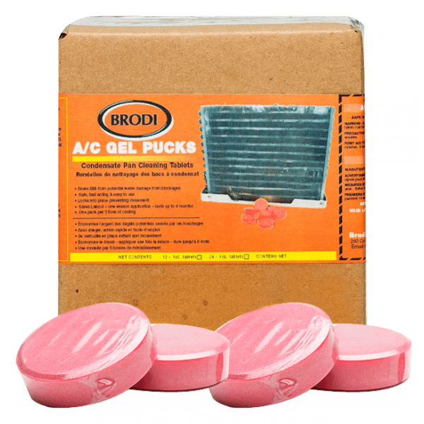 A/C Gel Pucks, Condensate Pan Cleaning Tablets