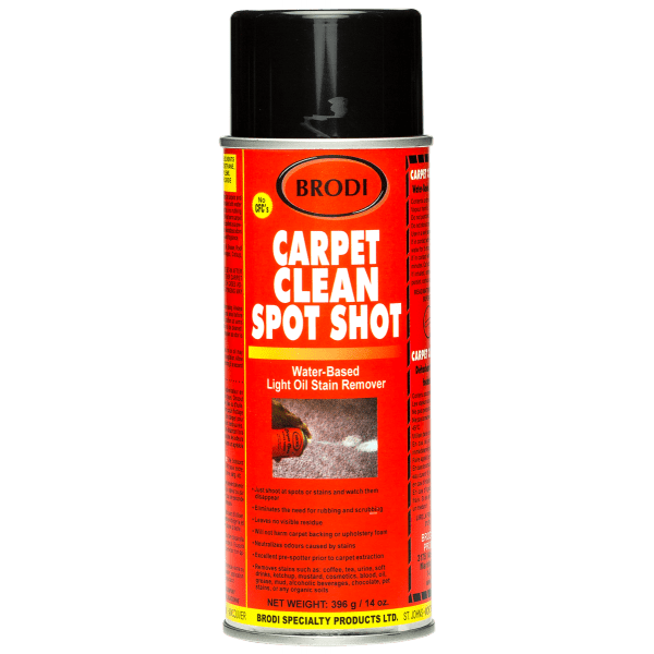 Carpet Clean Spot Shot, Water Based Light Oil Stain Remover