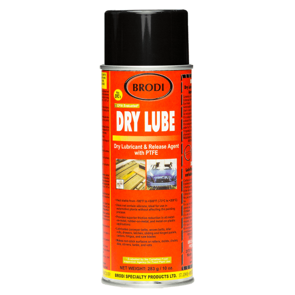 DryLube, Dry Lubricant & Release Agent with PTFE